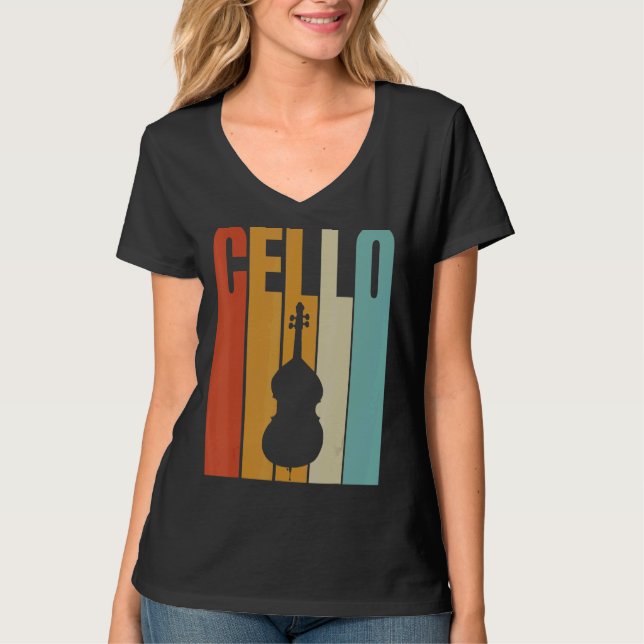 Camiseta Retro Cello Legal Cello Player (Frente)