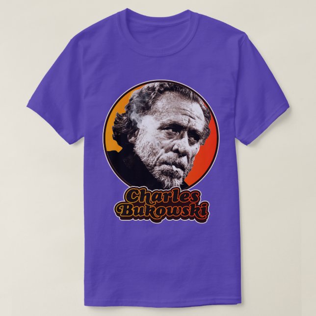 Camiseta Retro Charles Bukowski Tribute (Frente do Design)