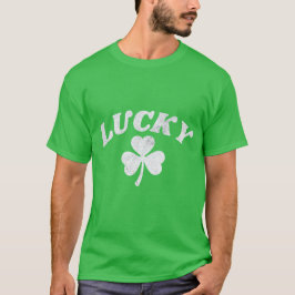 Camiseta Retro Charm Vintage Rua de Vestuário Sortudo. Dia 