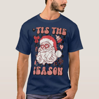 Camiseta Retro Checked Este É O Natal Da Estação Santa Clau