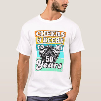 Camiseta Retro Cheers E Beers