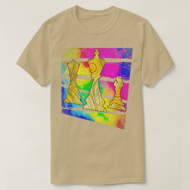 Camiseta Retro Chess (Frente do Design)