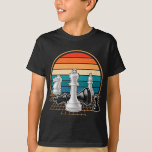 Camiseta Retro Chess Piments Conselho game Chess Lover