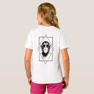 Camiseta Retro-Chic Chimp Diamante – Geometria Encontra Ati