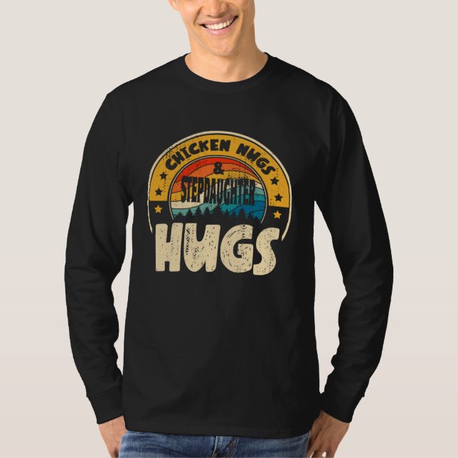 Camiseta Retro Chicken Nugs Nuggets Foodies  Stepdaughter H (Frente)