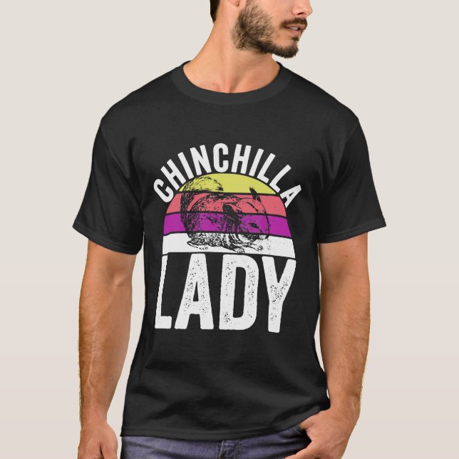 Camiseta Retro Chinchilla Lady S (Frente)