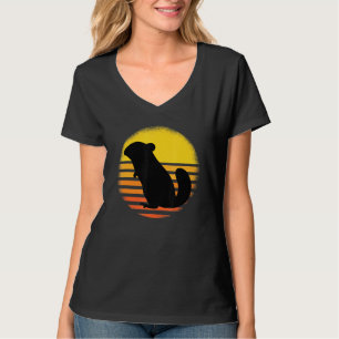 Camiseta Retro Chinchilla Pocket Pet Rodent Chinchilla