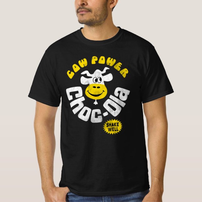 Camiseta Retro Choc-Ola Chocolate Bebida (Frente)