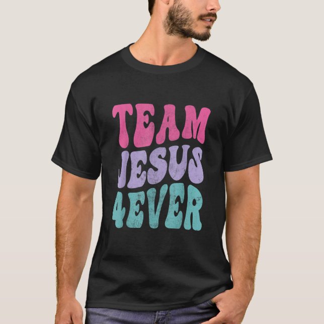 Camiseta Retro Christianity Faith Christ Lord Savior 4ever  (Frente)