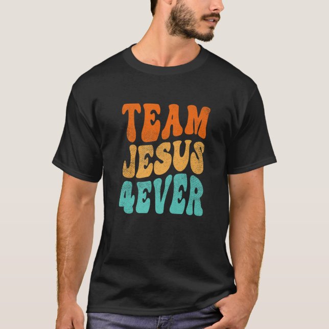 Camiseta Retro Christianth Faith Cristo Lord Savior Equipe  (Frente)