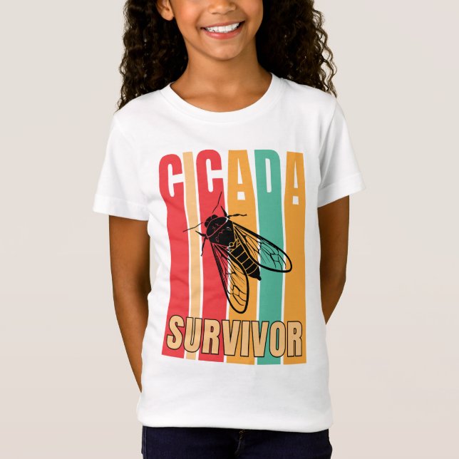 Camiseta REtro CICADA SURVIVOR (Frente)