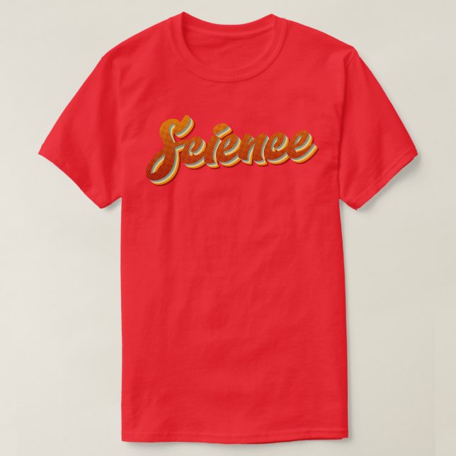 Camiseta Retro-ciência (Frente do Design)