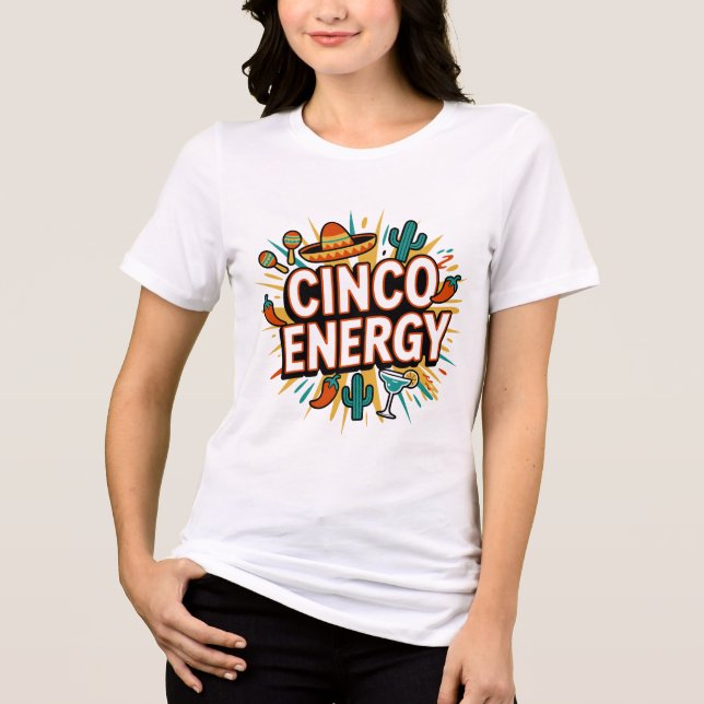 Camiseta Retro Cinco Energy Fiesta (Frente)