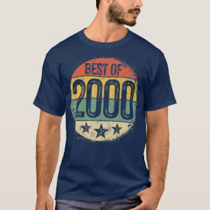 Camiseta Retro Circular Melhor do Presente de Aniversário
