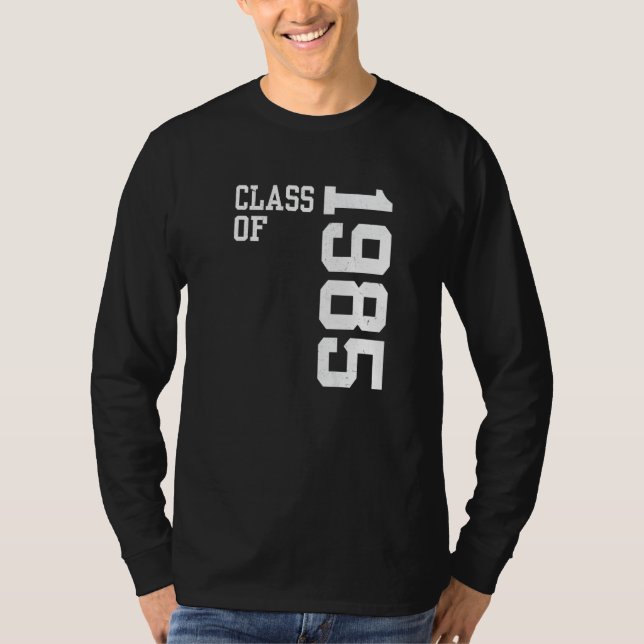 Camiseta Retro Class of 1985 Senior High School Reunion Vin (Frente)