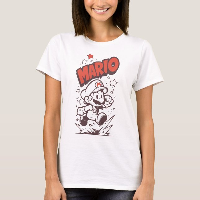 Camiseta Retro Classic Gamer Pixel Encanador (Frente)