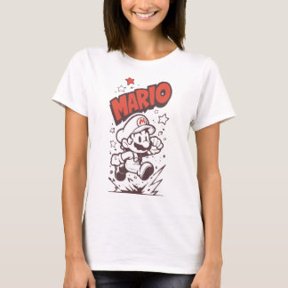 Camiseta Retro Classic Gamer Pixel Plumber