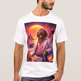 Camiseta Retro Cockapoo Estilo Anos 80