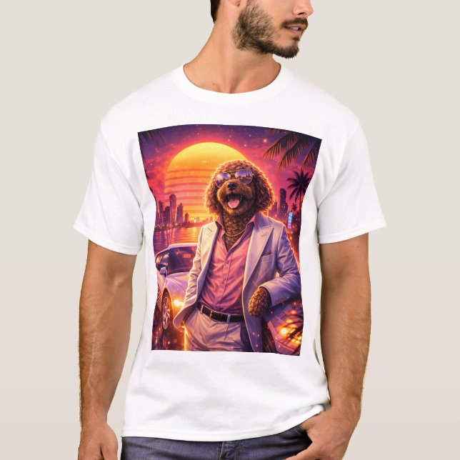 Camiseta Retro Cockapoo T Shirt 80s Style (Frente)