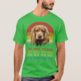 Camiseta Retro Cocker Espalha Cada Snack Que Você Faz De Mi