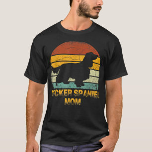 Camiseta Retro Cocker Spaniel Mamãe Dift Doie Dono de Cacho