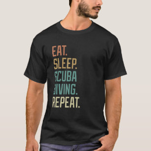 Camiseta Retro Comer Sono Divisória Repetir Vintagem