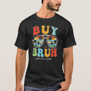 Camiseta Retro Comprar Bruh Feliz Escola do Último Dia Fora