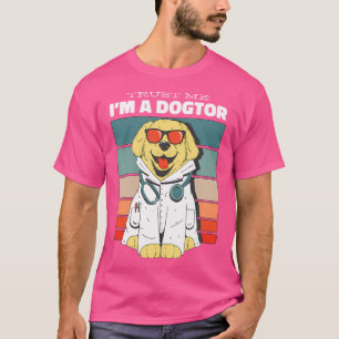 Camiseta Retro Confia Em Mim Eu Sou Um Doga - Doutor Cão Ve