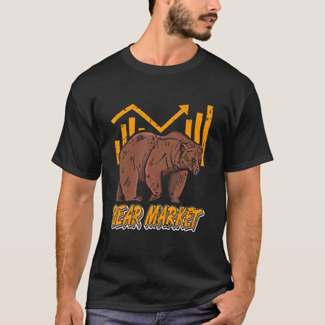 Camiseta Retro Cool Bear Market Stock Crypto Investor Prese (Frente)