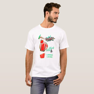 Camiseta Retro coquetel lounge lagostim sangrento bar