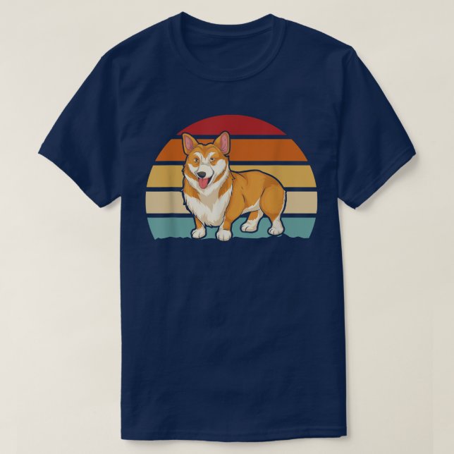 Camiseta Retro Corgi 325 (Frente do Design)