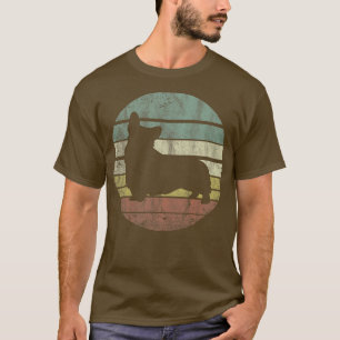 Camiseta Retro Corgi  Dog Mom Dog Dad Vintage Corgi 