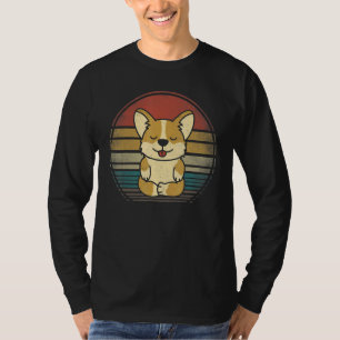 Camiseta Retro Corgi Yoga Vintage Corgi - Ioga