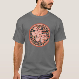 Camiseta Retro Cowboy Yeehaw Leopard Western Country Cowgir