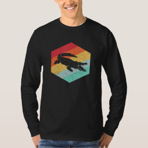 Camiseta Retro Crocodilo Vintage Alligator