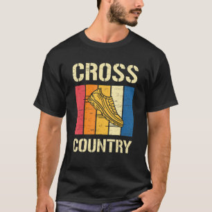 Camiseta Retro Cross Country Executando Cardio Esportivo W