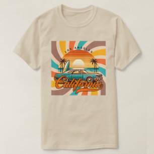 Camiseta Retro da Califórnia em Los Angeles