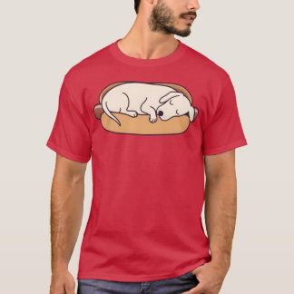 Camiseta retro da família do cachorro quente