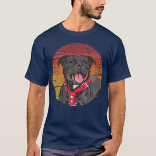Camiseta Retro da família PIT BULL DOG