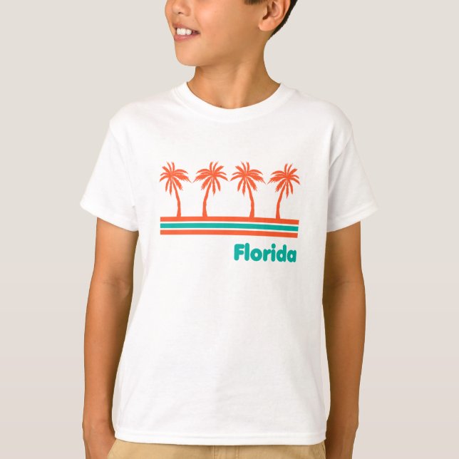 Camiseta Retro da Flórida (Frente)