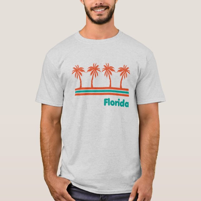 Camiseta Retro da Flórida (Frente)
