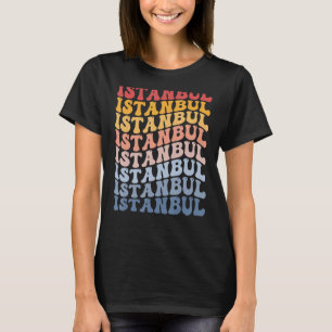 Camiseta Retro da Groovy City em Istambul