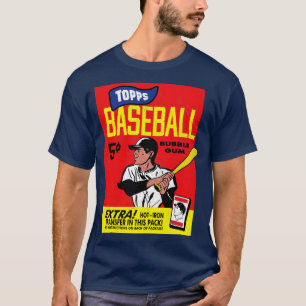 Camiseta Retro da pastilha elástica de baseball