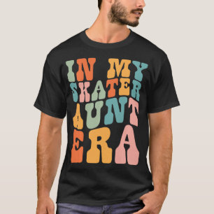 Camiseta Retrô da tia Era do Skater para tia Mulheres 1