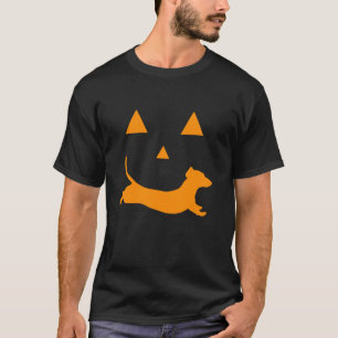 Camiseta Retro Dachshund Witch Dog Spooky Season Halloween