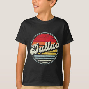 Camiseta Retro Dallas Home State Legal Estilo 70s Sunset Me