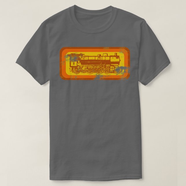 Camiseta Retro DAMPFLOKOMOTIVE (Frente do Design)