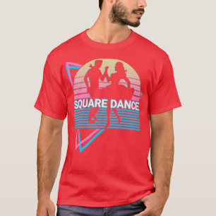 Camiseta Retro Dança Quadrada de Dança Quadrada