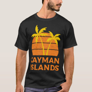 Camiseta Retro das Ilhas Cayman