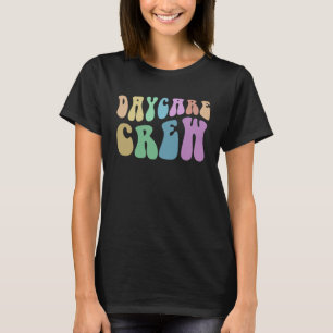 Camiseta Retro DAYCARE TRIPULAÇÃO Toddler Professora Esquad